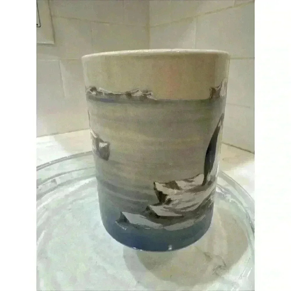Otagiri Antarctic Emperor Penguin Mug Coffee Cup Japan Ceramic - Picture 6 of 11
